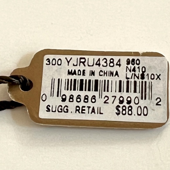 NWT Juicy Couture Labradorite & Faceted Crystal Oval 2-Tone Metal Statement Ring - Picture 8 of 8